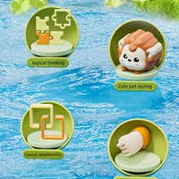 Montessori Pop up Animal Toys and Learning Boxes - Enhance Logic and Motor Skills, Suitable for Children's Birthday Gifts 4