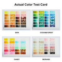 SeamiArt 12Color Skin/Ocean/Candy/Morandi Solid Watercolor Set Simple Package for Painting Art Supplies 6
