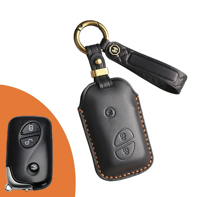 Lexus Premium Leather Car Key Cover - Elegant Key Fob Protector