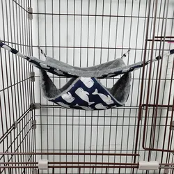 Cozy Double - Layered Pet Hammock - Plush Hanging Sleeping Bag - M 35X35CM (A bilayer)