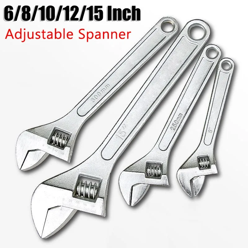 6Inch8Inch10Inch12Inch15InchMultifunctionAdjustableWrenchOpen