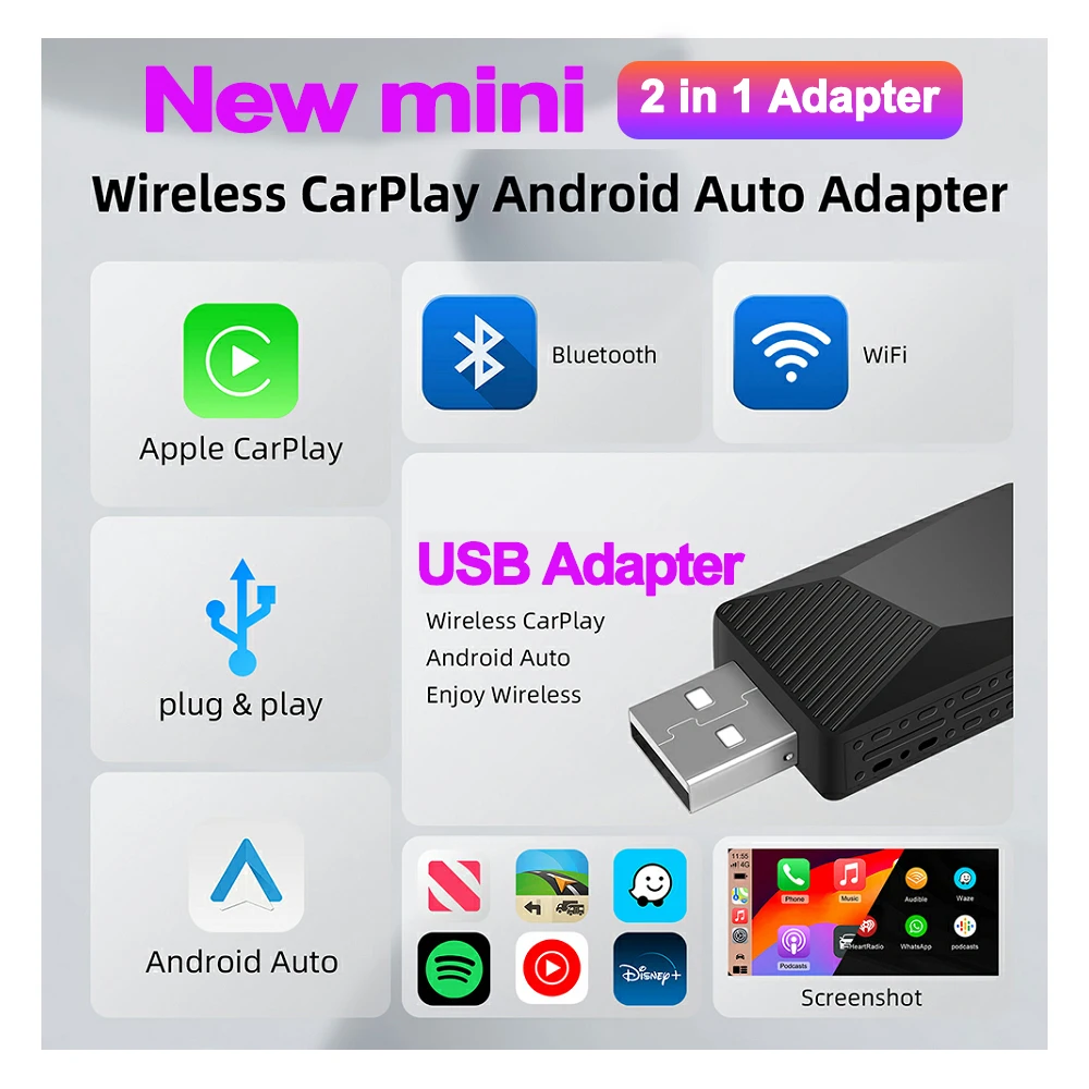 Wireless-Carplay-Android-Auto-Box-Wired-to-Wireless-Dongle-Automatic ...