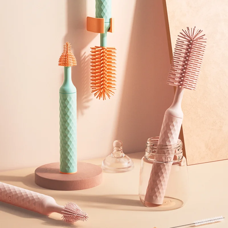 WHNL Electric Bottle Brush, 4 Piece Bottle Brush Set with Baby Bottle Brush  Cleaner, Nipple Brush, Pacifier Cleaner, Straw Cleaner Brush, Gifts for