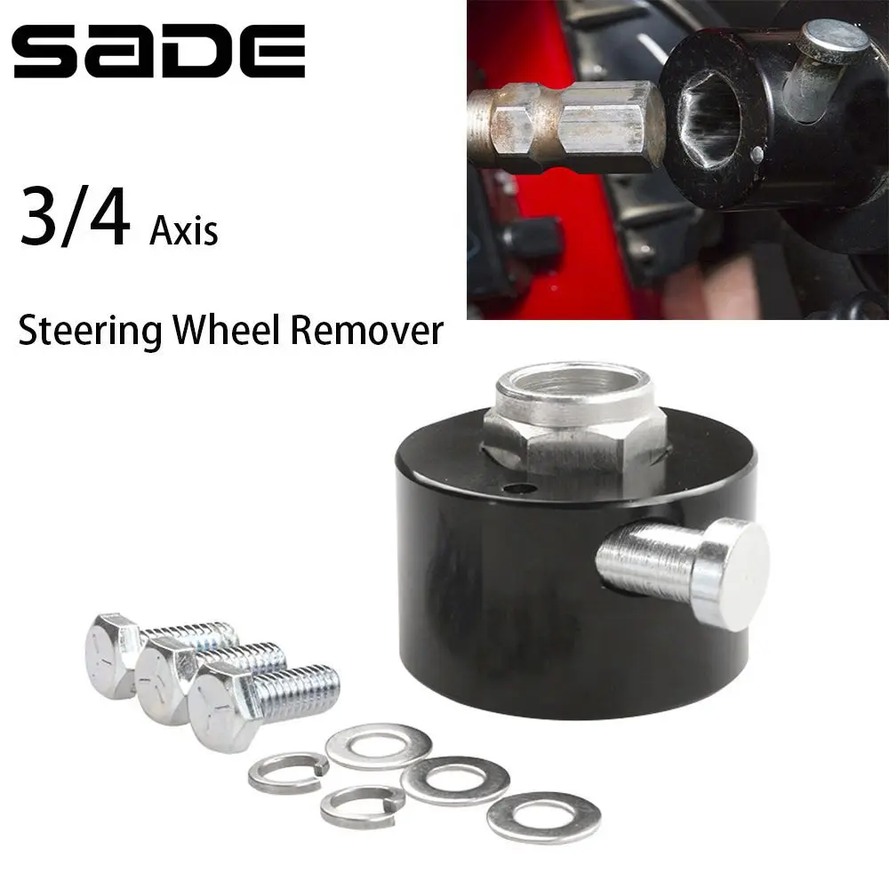 

Universal Car Auto Quick Release Steering Wheel Adapter Quick Release Hub Adapter 3/4 Axis Steering Wheel Remover