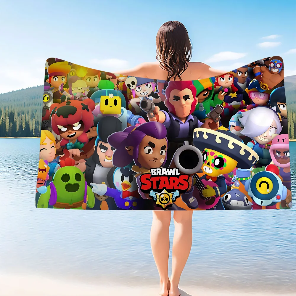 Game B-rawl Game S-Stars  Beach Towels Shower Towel Sauna Travel Spa Microfiber Quick Dry Gym Accessories Cute Room Decor 5