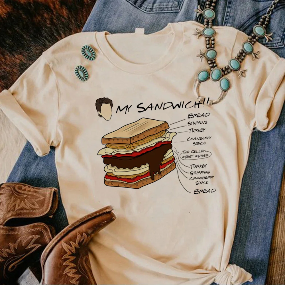 

Friends Tv Chandler Bing Tee women summer harajuku graphic Tee female anime funny manga clothes