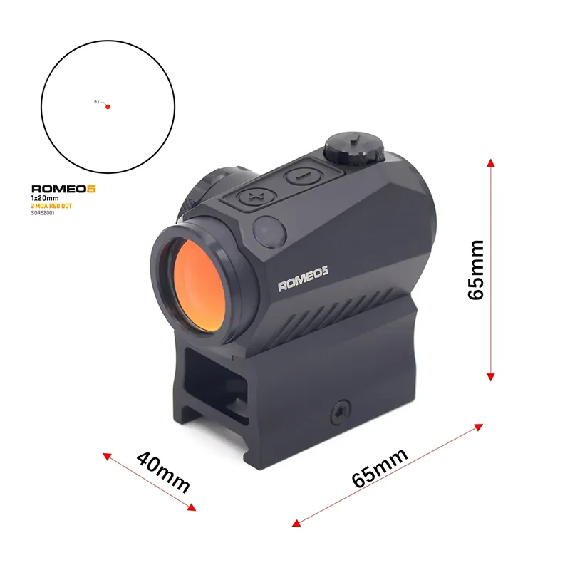 Mira De Punto Rojo Feyachi V90 2MOA - Para Airsoft Y Deportes, Impermeable, Con Función 'Shake Awake'
