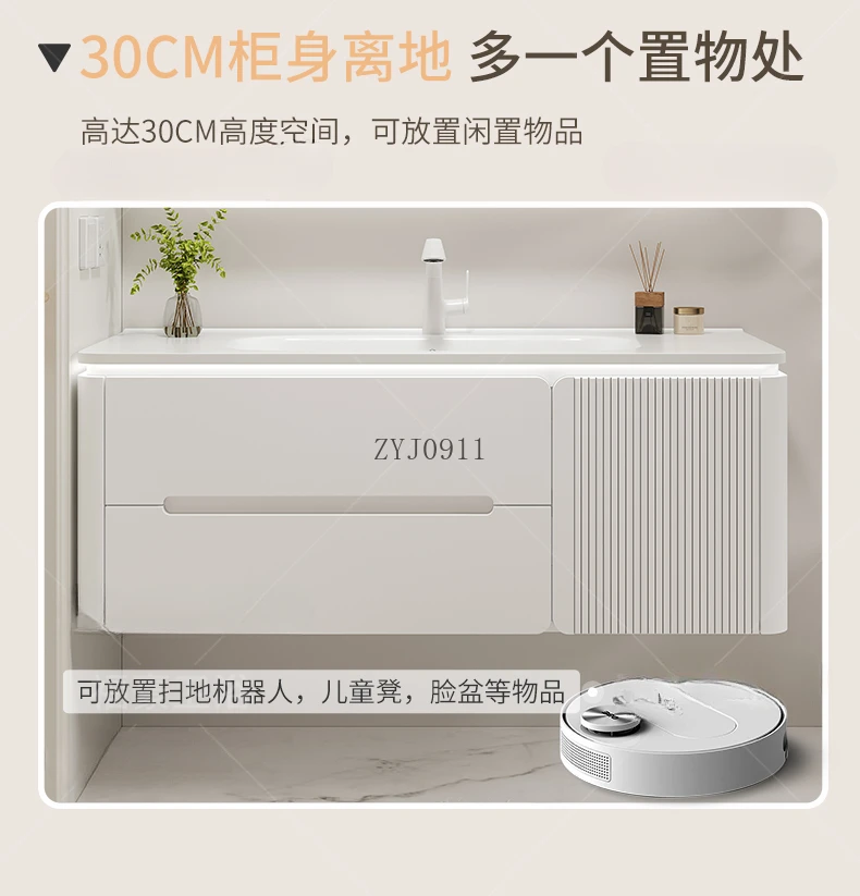 Bathroom Cabinet Washbasin Drawer Salon Station Multipurpose Multifunction Home Furniture Closed Storage Toilet Wc Column Shelf