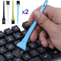 Multi-Purpose Portable Keyboard Handle Brushes for MacBook Laptop Computer Anti Static Cleaning Tools Electronics Cleaner Kit 1
