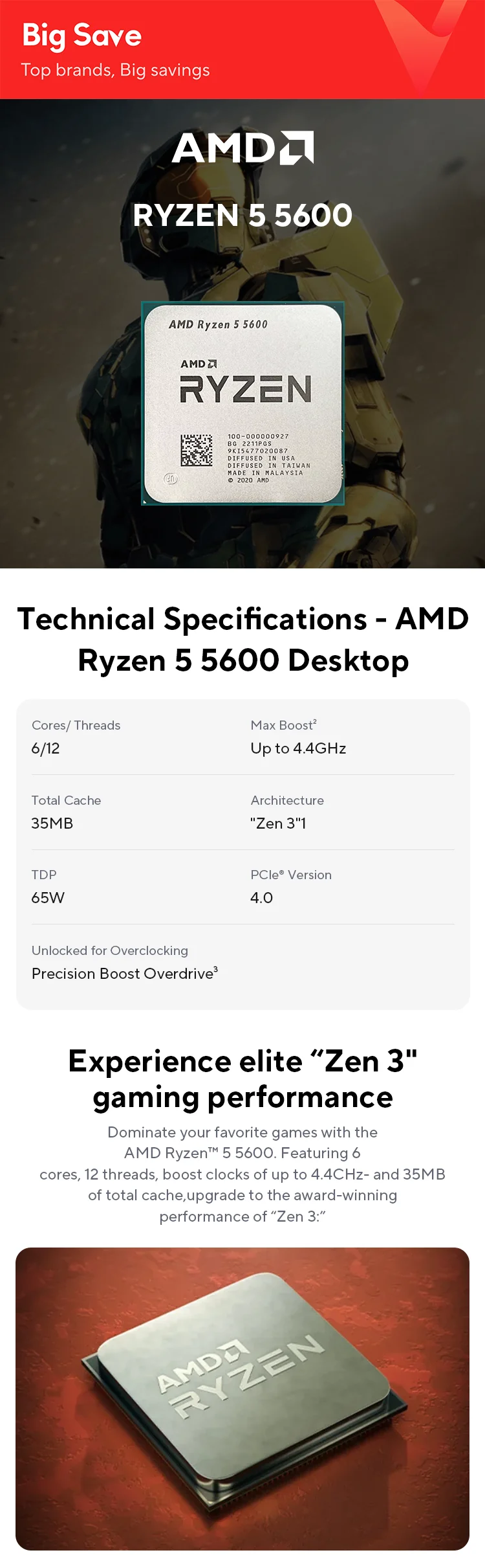 【新品未開封】AMD Ryzen 5 5600 CPU AMD Ryzen 5 5600 Review | PCMag
