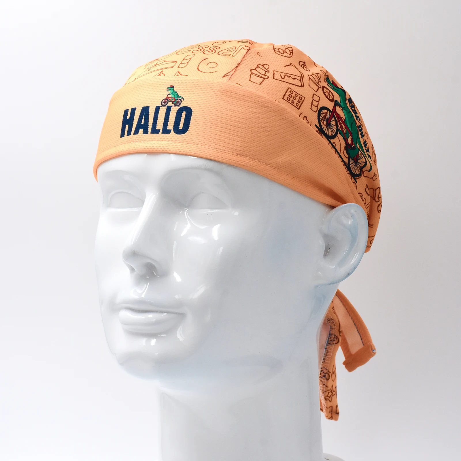 Bandana Headscarf Cycling Headwear Sunproof Headwear Retro Bicycle Sweat-Wicking Cycling Cap Bike Cycling Headscarf Headband Quick-dry Pirate Hat