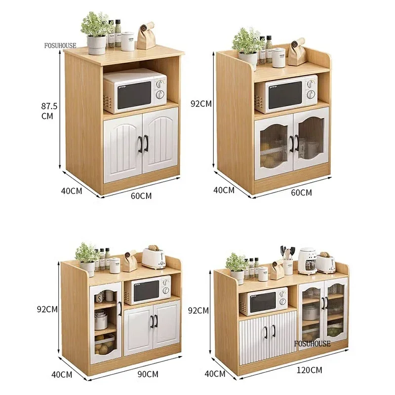 Nordic Simple Storage Kitchen Cabinets for Kitchen Furniture Storage Cabinet Light Luxury Home Living Room Kitchenware Sideboard 6