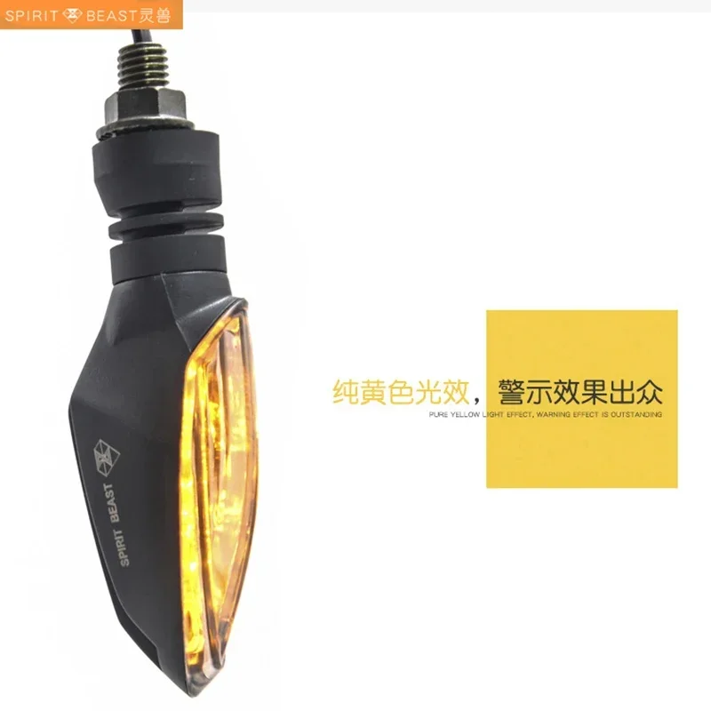 Motorcycle LED Turn Signal Lights Universal 12V For Honda CB650 CB500 NC750 CB400SF CB1300 vt750 Signal tail light Accessories