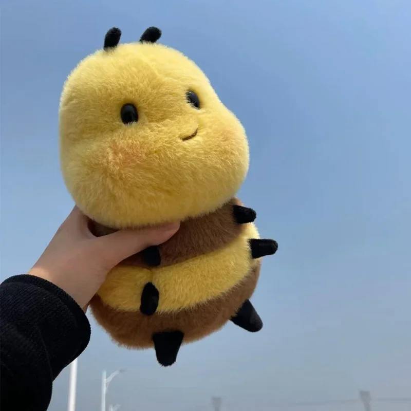 20cm Cute Honey Bee Plush Toy Soft Stuffed Animal Kids Birthday
