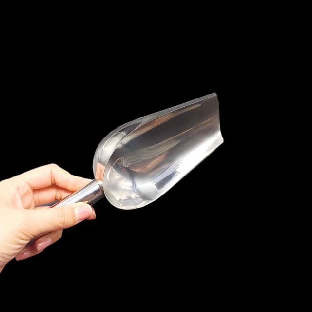 Pet Food Shovel Stainless Steel Dog Feeding Shovel Cat Dry Food Scoop Large Capacity Thickening Dog Food Scoop Spoon 23.5X8X5cm 6