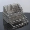 Desktop Makeup Storage Box Multi-layer Drawer Lipstick Organizer Multi-functional Storage Transparent Black Makeup Organizer 4