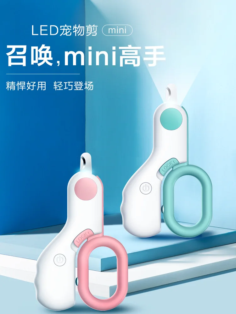Title 11, Professional Pet Nail Clippers with Led Light P...
