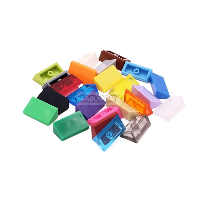 Marumine Building Blocks Slope 30 1x2x2/3 30PCS Ramp Face Bricks Parts Accessories Compatible With 85984 Particles Assembly 4