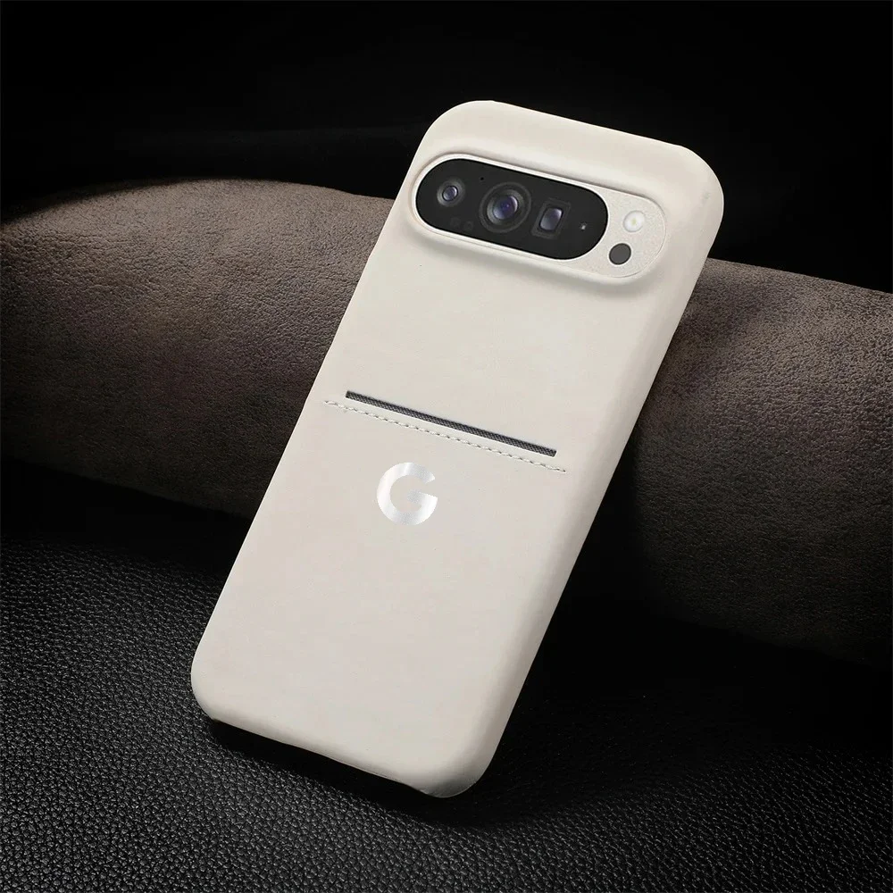 Premium Retro Sheepskin Leather Phone Case with Card Slot - Shockproof & Ultra Slim Design