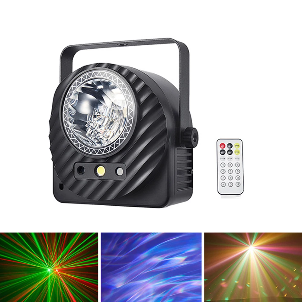 RGB Disco DJ Beam Luz Laser Stage Light Projetor DMX Estroboscópio Remoto Stage Lighting Effect