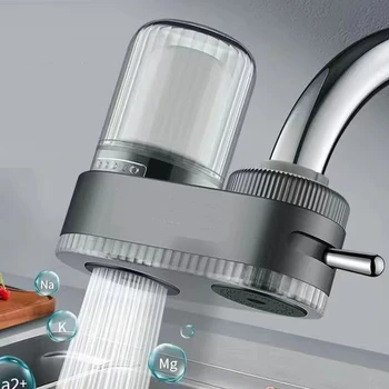 Faucet Tap Water Purifier Physical Filtering for Home Kictchen 2 Filter Element Removable Washable Filter Water Purifier Aerator 1
