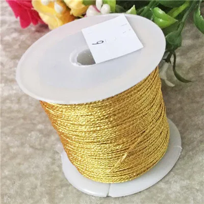 Elegant Gold & Silver Nylon Thread