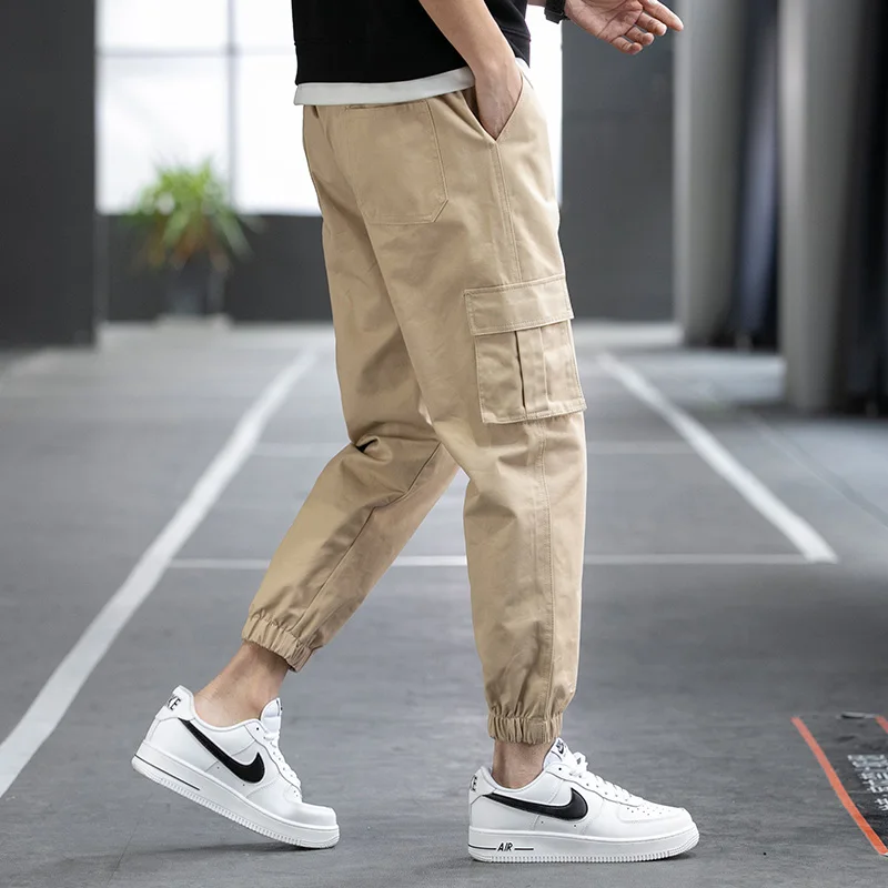 Multi-Pocket Cargo Pants Men Brand New Hip Hop Cotton Casual Joggers Men Sweatpants Streetwear Oversize Harem Trousers M-8Xl