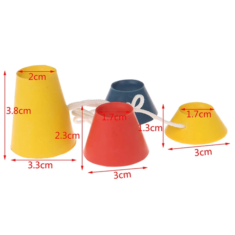 1Set Golf 4-In-1Tees Different Heights Rubber Winter Golf Tees Driver Home Range Ball Training Practice Outdoor Sports Golf Tee