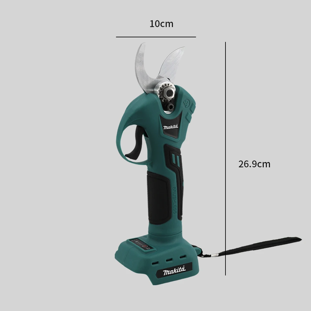 Makita Brushless Electric Pruning Shears Garden Tool Cordless Electric Garden Scissors Fruit Tree For 18V Battery Branche Cutter 6