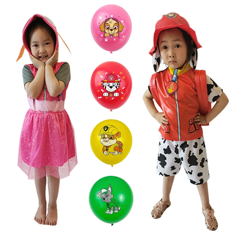 Paw Patrol Boys Girls Rocky Macerie Skye Marshall Zuma Chase Costume Cosplay Bambini Bambini Festa Di Compleanno Regalo Fancy Dress