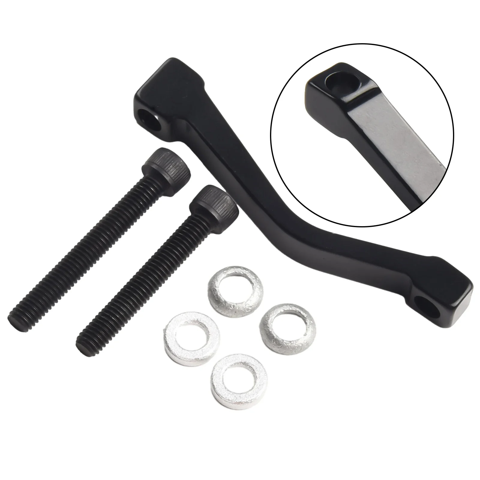 

Adaptor Disc Brake Post-Mount Practical Replacement Caliper To Durable Frame Front & Rear Stainless Steel Universal