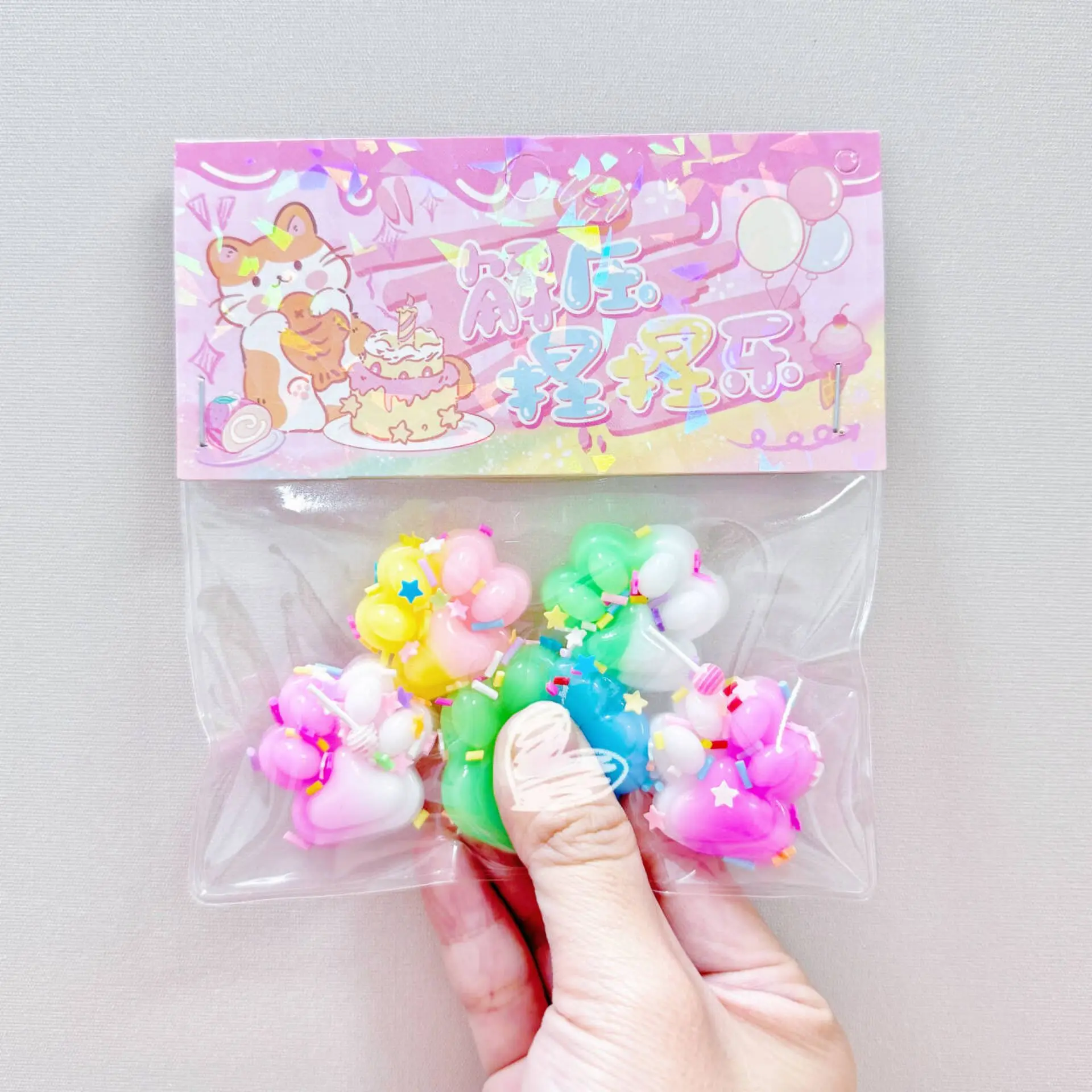 Cute Five Mini Squish Cat Foot Antistress Paws Squeeze Toy Squishy Girls Toys For Children Antistress Adult Sensory Toys Gifts 4