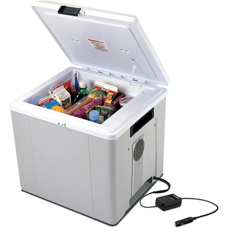 

Koolatron Electric Portable Cooler Plug in 12V Car /Warmer 29 qt (27 L), No Ice Thermo Fridge for Campin