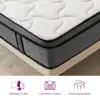 Queen Size Hybrid Mattress in a Box, Pocket Springs for a Cool Sleep,Pressure Relief, Medium Firm Feel with Motion Isolation 4