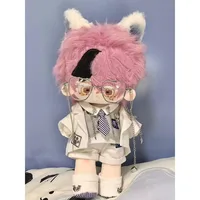 20cm Cool Handsome Street Uniform Coat Shirts Vest Shorts Clothes Outfits 20cm Plush Stuffed Doll Accessories Outfits Gif 1