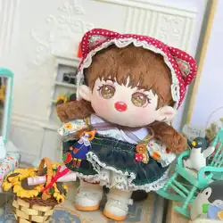 Peluche Souvenir étoile pour filles, bricolage, jouets doux remplaçables, accessoires de poupée de 20cm, vêtements en Peluche Kpop Kawaii, Ropa Peluche pour filles 