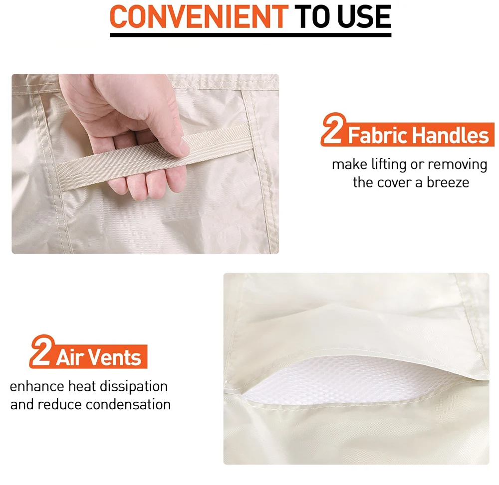 Description Picture 5 of item420D HEAVY DUTY Outdoor Garden Furniture Cover for Sofa Table Chair Patio Waterproof Wind-Proof Anti-UV Against Rain Snow