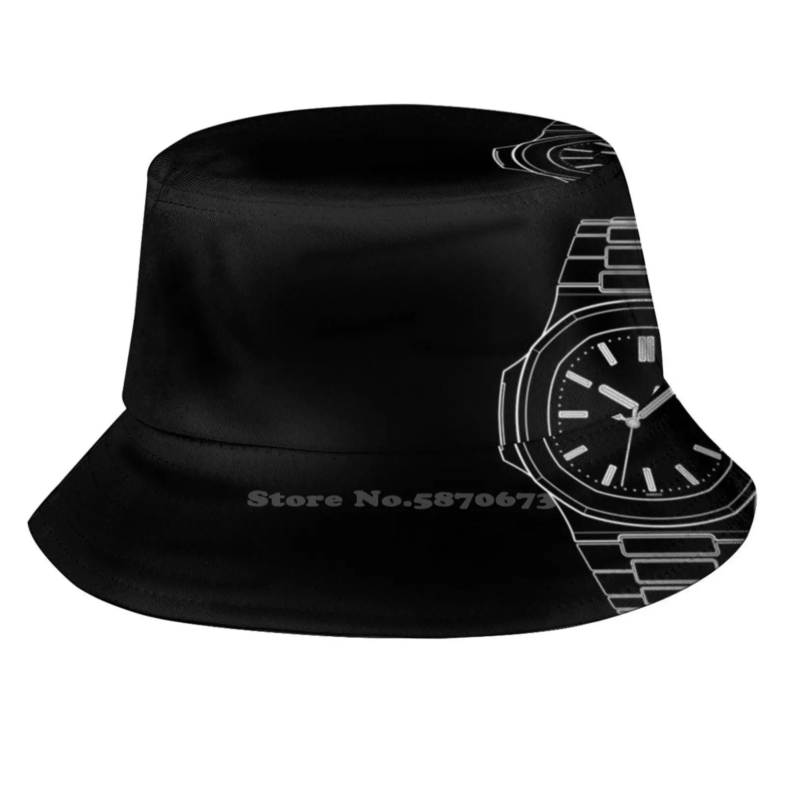 Pp Nautilus Cappello Da Pescatore Cappelli Per La Protezione Solare Pp Nautilus Luxury Skx Sxx007 Skx009 Explorer Explorer 2 Explorer Ii Classic Vinta