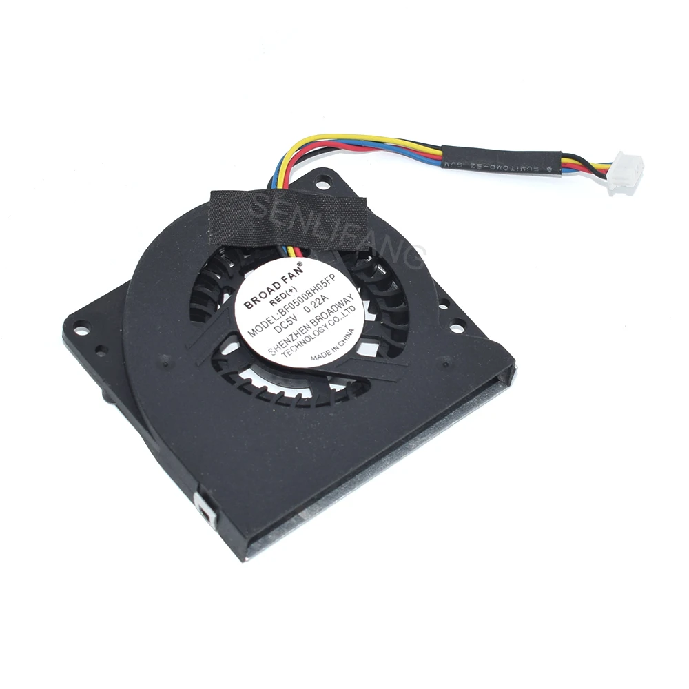 Nova Cpu Ventilador de Refrigeração para Grande Fan Dc5v 0.22a Fios Bf05008h05fp - Imagem 3