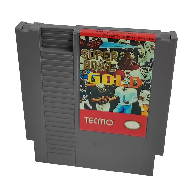 Tecmo Super Bowl Gold - 8 Bit Games Card PAl and NTSC USA Version Game Cartridge For 72 Pins NES Classic Console