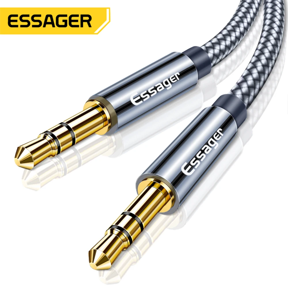 3.5mm Jack Aux Cable Male to Male Audio Cable Speaker Line Aux Wire Cord For Samsung Xiaomi MP3 Headphone Car