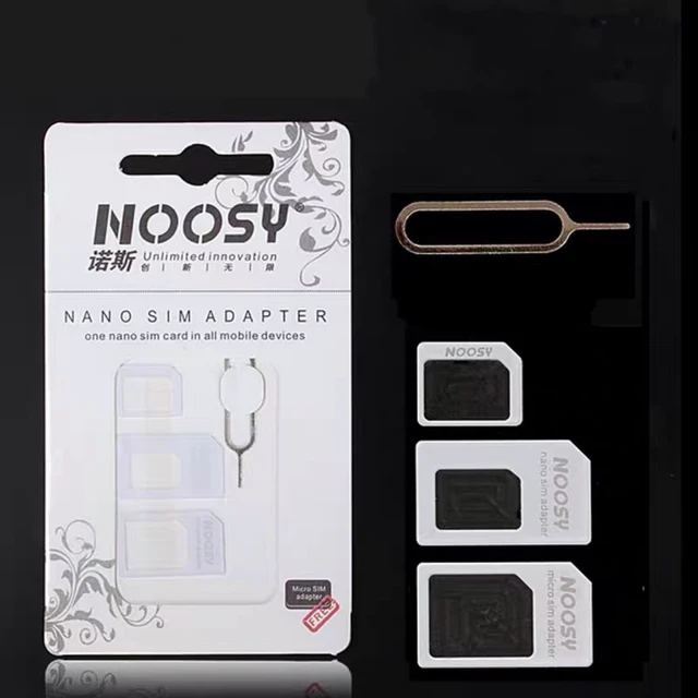 Noosy – lot de 100 cartes Nano Sim 4 en 1, adaptat – Grandado