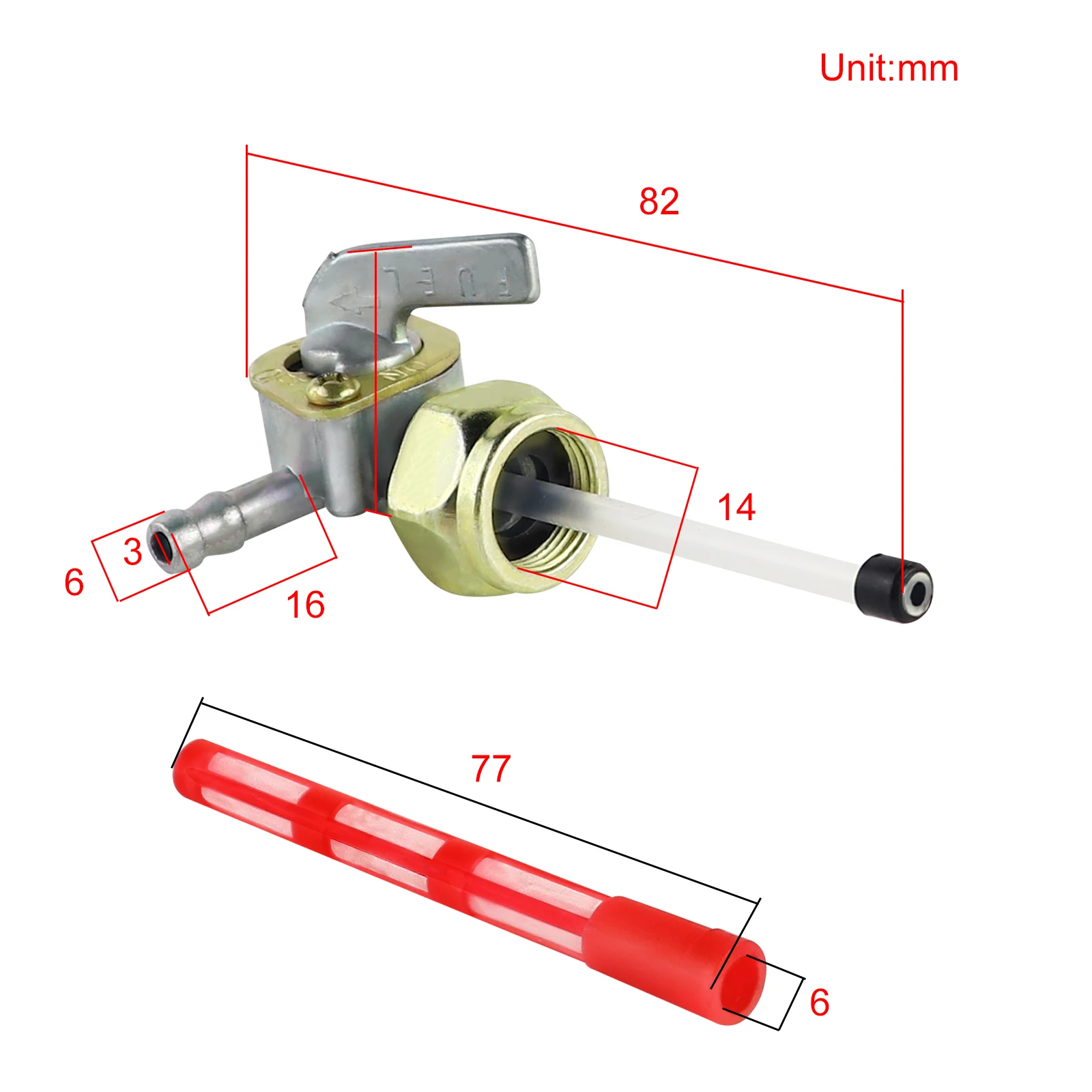 Honda Motorcycle Fuel Petcock