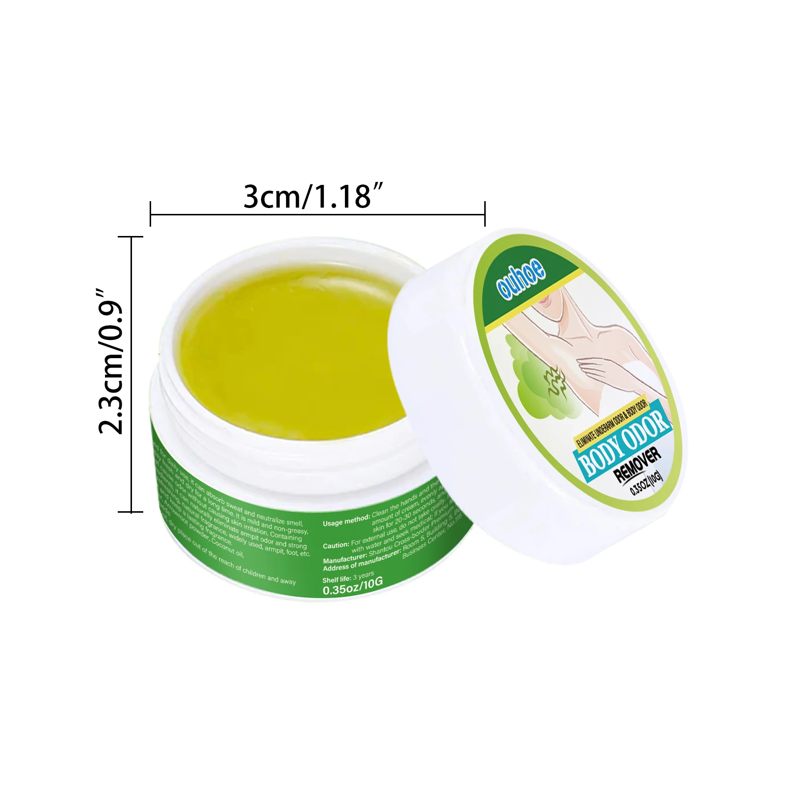 Armpit Deodorant Cream For Underarm Odour Control And Freshness_voghion.com