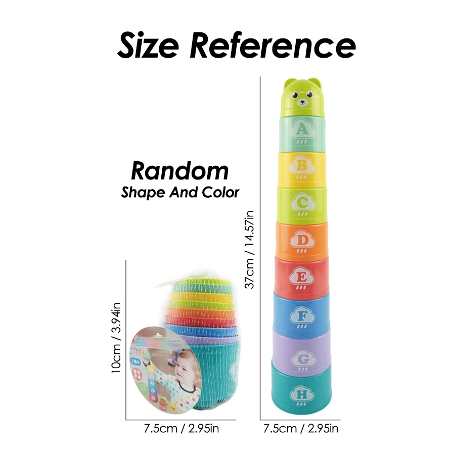 Kid Brain Response Battle Fold Cup Hand Speed Competition Fold Cup Child Stack Game Early Education Puzzle Train Board Games Toy 2