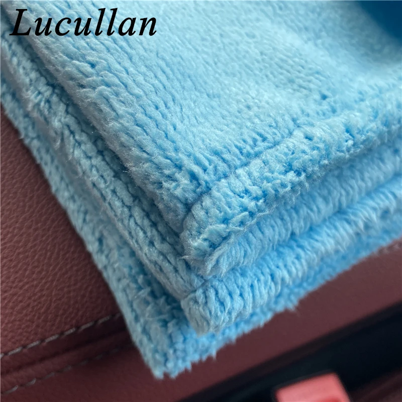 Lucullan 300GSM 40x60CM Microfiber Towels For Cars Drying Household Super  Absorbent Auto Detailing Plush - AliExpress