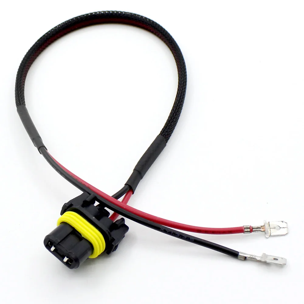 1 adet H1 güç kablosu HID dönüşüm kitine uyar Xenon lamba ampulü güç kablo demeti fişi