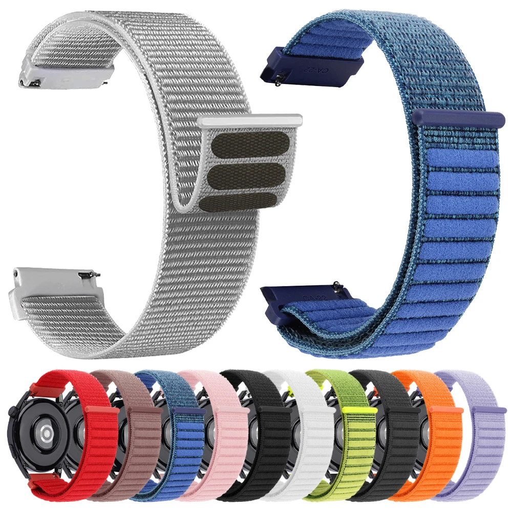 Versatile Nylon Loop Watch Band Bracelet - 20mm and 22mm
