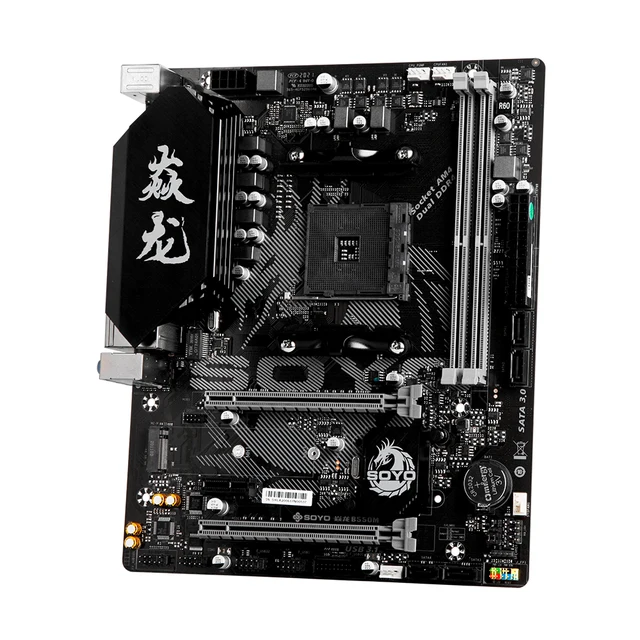 SOYO Monarch Dragon AMD B550M Gaming Motherboard USB3.1 M.2 Nvme Sata3 Supports R5 3600 CPU (AM4 socket and R5 5600G 5600X CPU) 3