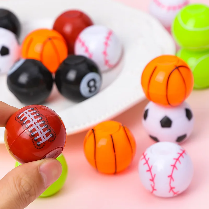 5 Pz/Pacco Fingertip Gyro Spinner Ball Mini Football Gyro Giocattoli Antistress Gioco Per Bambini Giocattoli Colorati Per Alleviare Lo Stress Da Calci